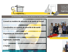 Tablet Screenshot of cgcengineering.lu